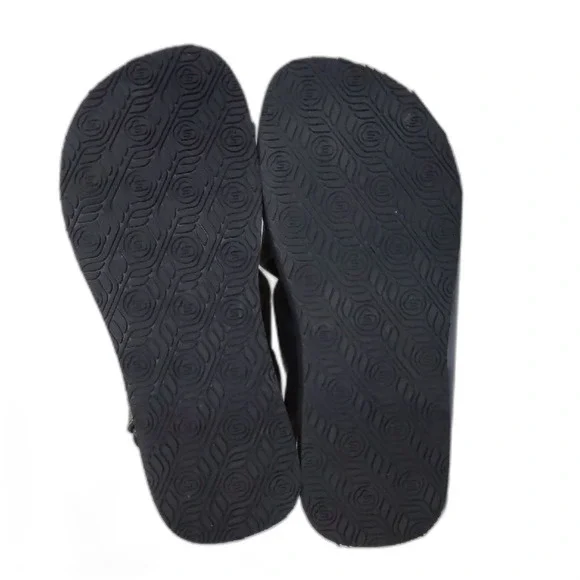 Womens' The Healing Sole Plantar Fasciitis Black Strappy Sandals Size 7 - Picture 5 of 9